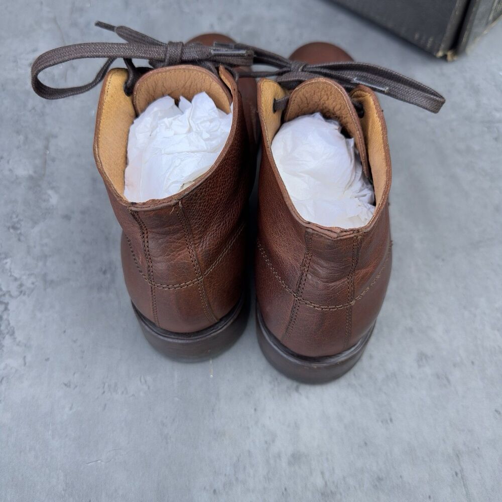 Frye Will Chukka Boots Men’s 8M Copper Brown Leather Cap Toe 3487789-COP New - Picture 3 of 10